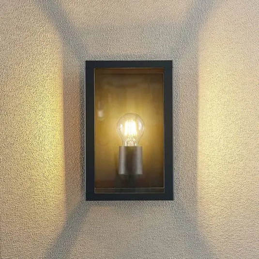 B-Ware Lindby Giavanna Außenwandleuchte Wandleuchte Außenleuchte Außenlampe Lampe 28 cm