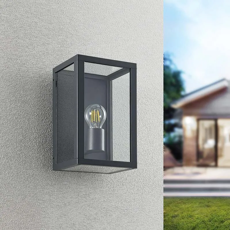 B-Ware Lindby Giavanna Außenwandleuchte Wandleuchte Außenleuchte Außenlampe Lampe 28 cm