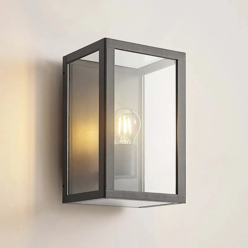 B-Ware Lindby Giavanna Außenwandleuchte Wandleuchte Außenleuchte Außenlampe Lampe 28 cm