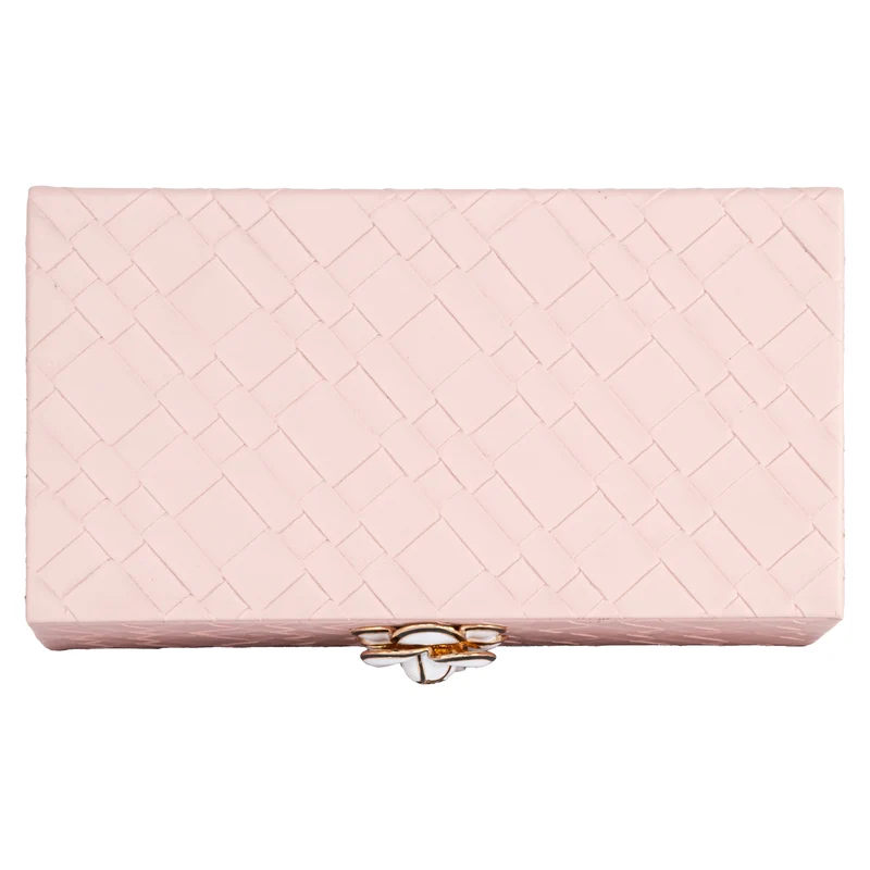 Aufbewahrungsbox Lotte in Pink – edles PU-Leder, kompaktes Design