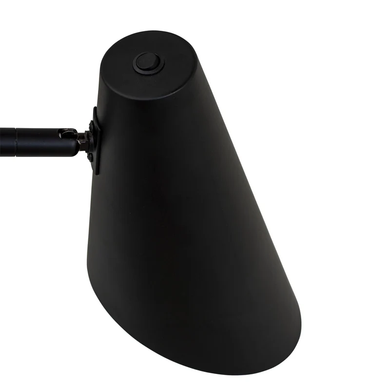 B-Ware Dyberg Larsen Wandlampe Leuchte Cale schwarz Metall 2flg