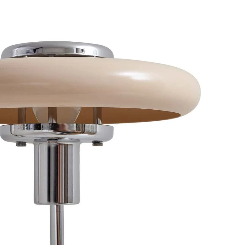 B-Ware Lindby Tischleuchte Lampe Retro beige Metall Travertin Schreibtischleuchte