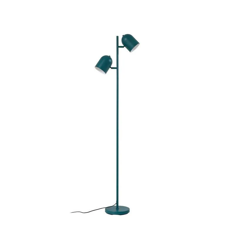 B-Ware Lindby Stehleuchte Lampe Isara grün 165 cm 2flg Metall E27