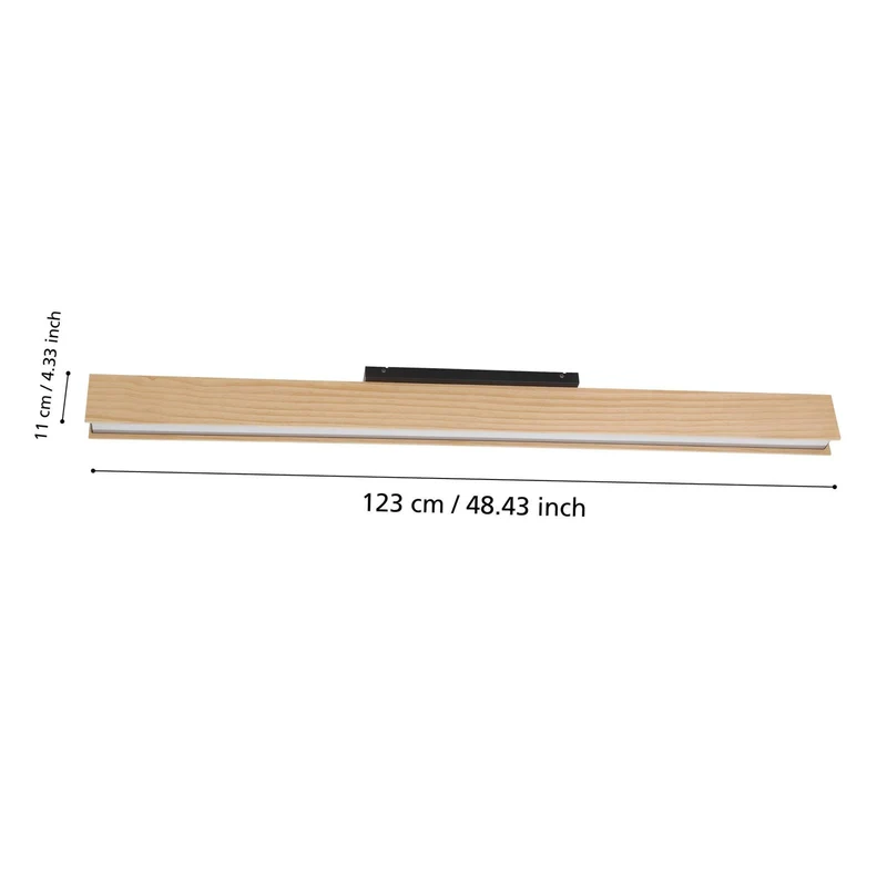 B-Ware EGLO Deckenlampe Deckenleuchte Smart LED Lampe Holz RGB CCT ZigBee Bluetooth 123