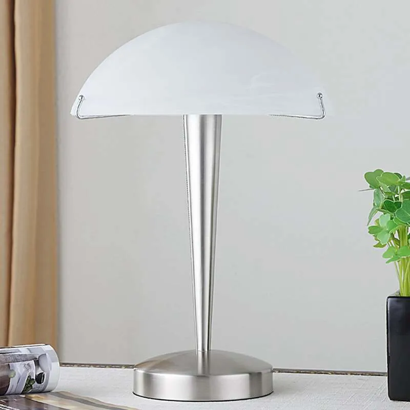 B-Ware Lindby Tischlampe Viola mit Touchschalter nickel matt Schreibtischleuchte E14
