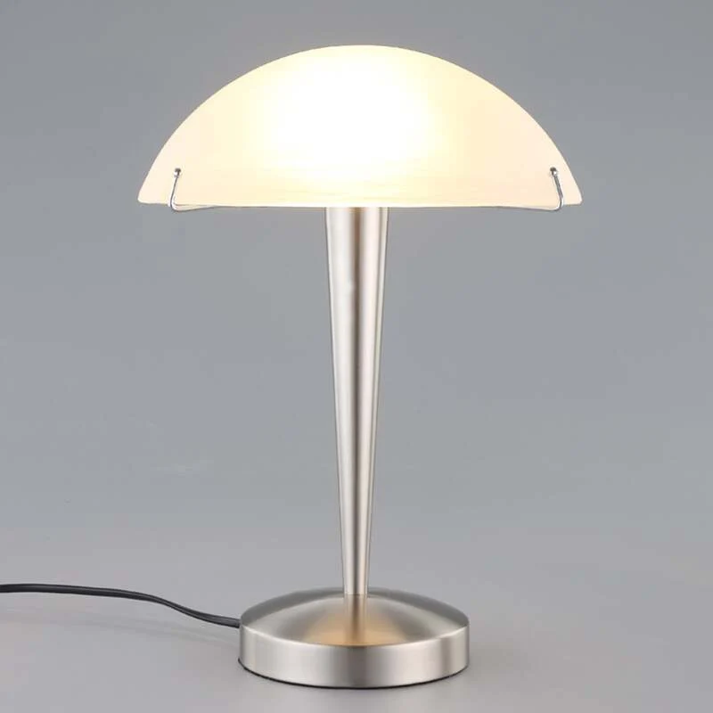 B-Ware Lindby Tischlampe Viola mit Touchschalter nickel matt Schreibtischleuchte E14