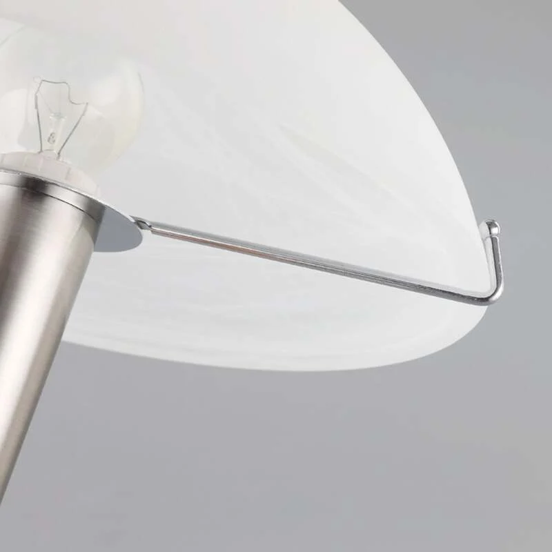 B-Ware Lindby Tischlampe Viola mit Touchschalter nickel matt Schreibtischleuchte E14