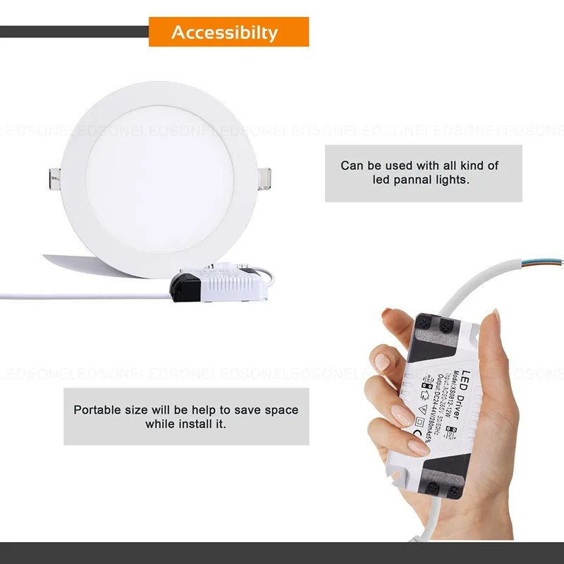 LED Treiber 8–12W 300mA 25–45V DC Konstantstrom Netzteil ~1111