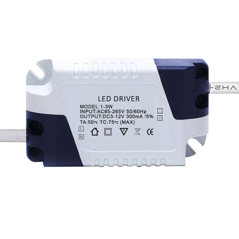 LED Treiber 1-3W 300mA Konstantstrom Kompakt Netzteil ~1108