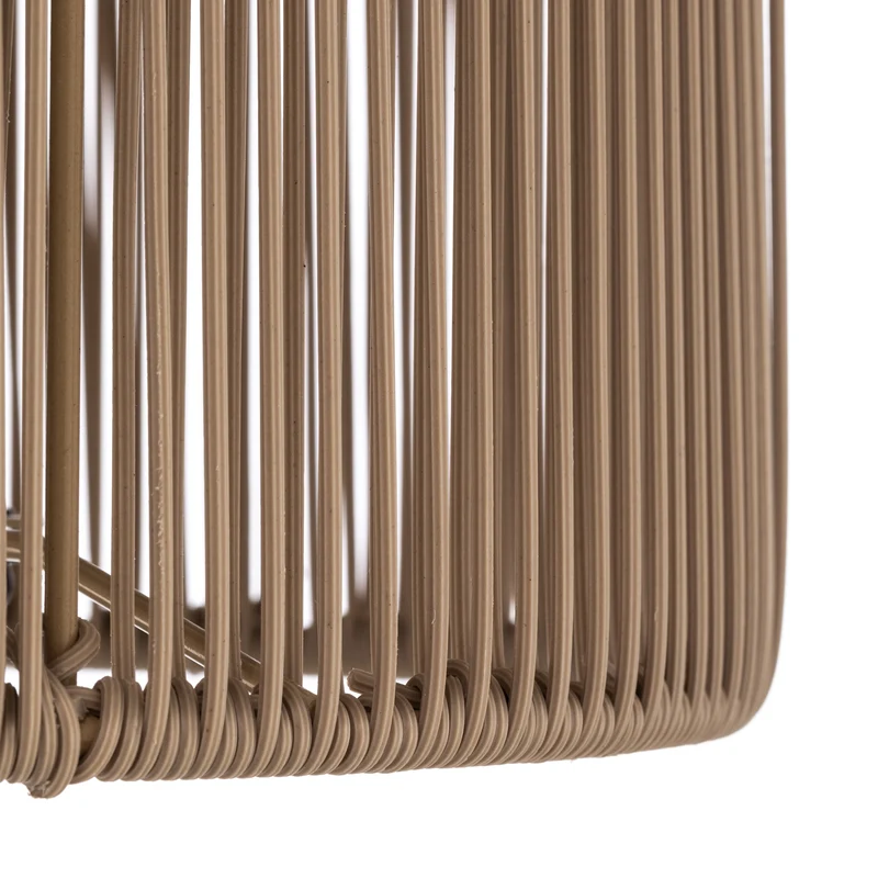 B-Ware Lucande Terrassenleuchte Solvindor khaki Kunststoff IP44 Leuchte Outdoorlampe