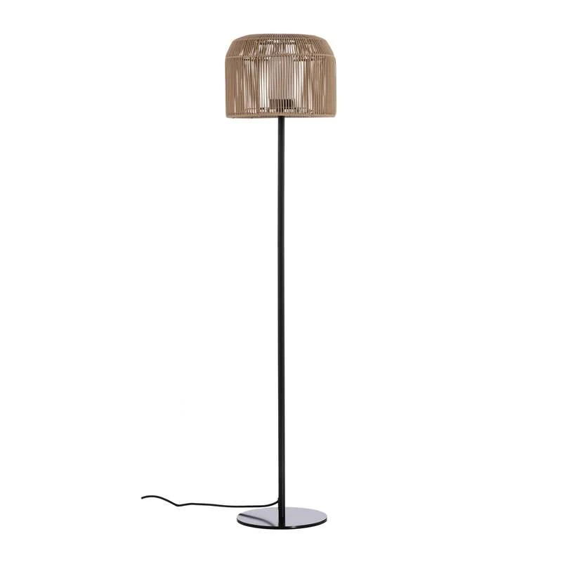 B-Ware Lucande Terrassenleuchte Solvindor khaki Kunststoff IP44 Leuchte Outdoorlampe