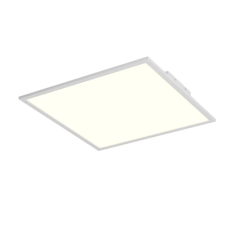 B-Ware Lindby LED Panel Deckenleuchte Raumbeleuchtung Quais Aluminiumrahmen Weiß quadra