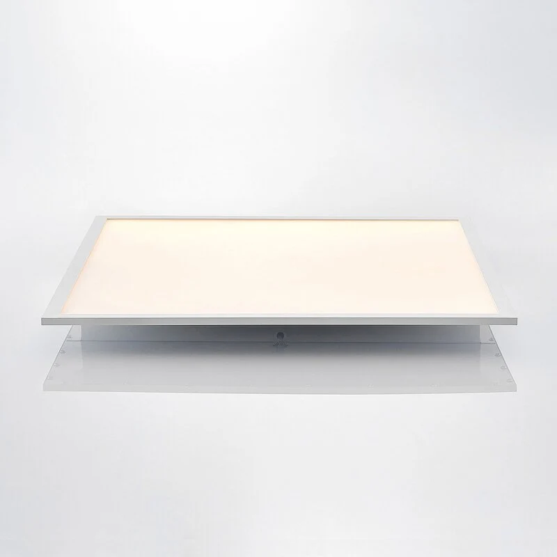 B-Ware Lindby LED Panel Deckenleuchte Raumbeleuchtung Quais Aluminiumrahmen Weiß quadra