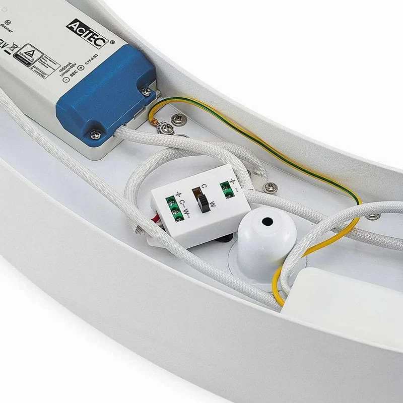 B-Ware Arcchio Deckenleuchte Lampe LED weiß Ring Licht Aluminium Kunststoff CCT dimmbar