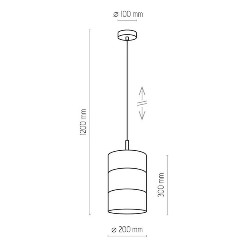 B-Ware Pendelleuchte BOGART BLACK LED Hängeleuchte Lampe für Wohnzimmer schwarz elegant
