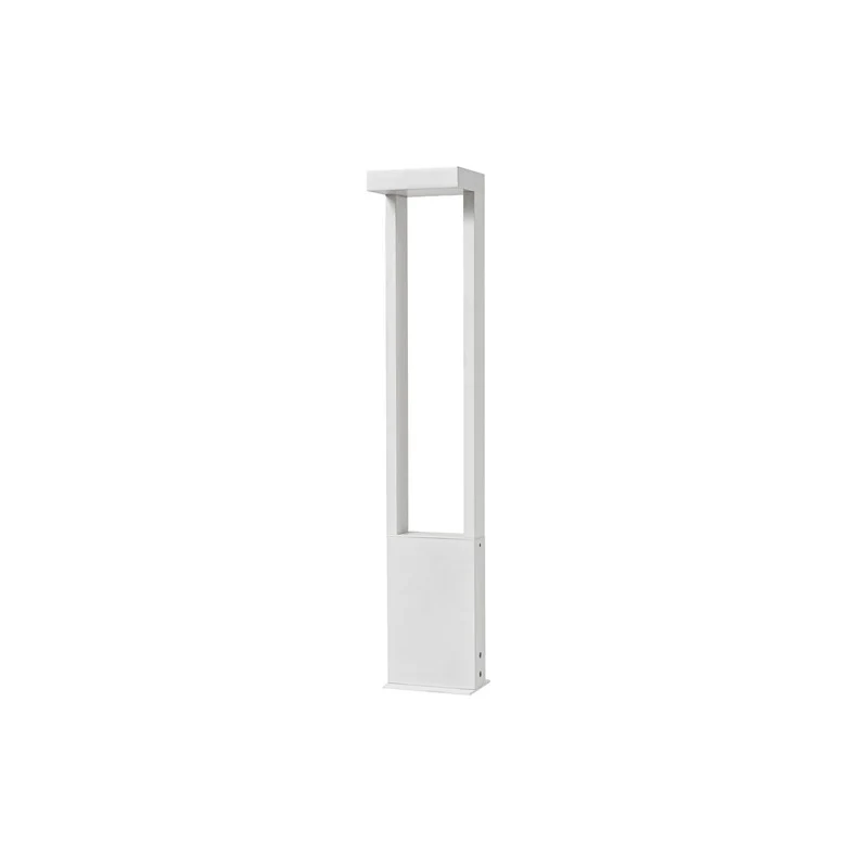 B-Ware Lindby Wegeleuchte Gartenleuchte Lonete LED Pollerleuchte weiß IP65 Höhe 65cm
