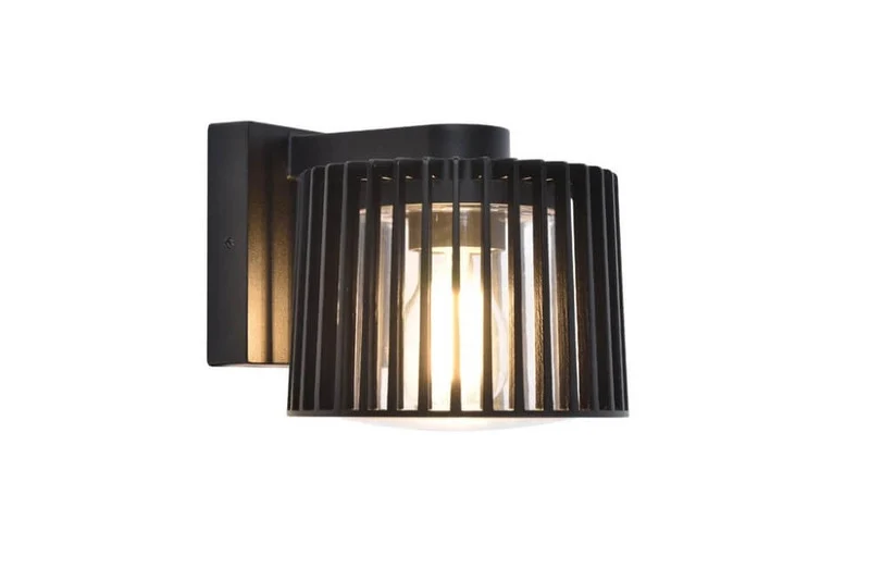 B-Ware Lutec Außenleuchte Deckenlampe Shyne LED Gartenlampe Lampe schwarz Ø30cm