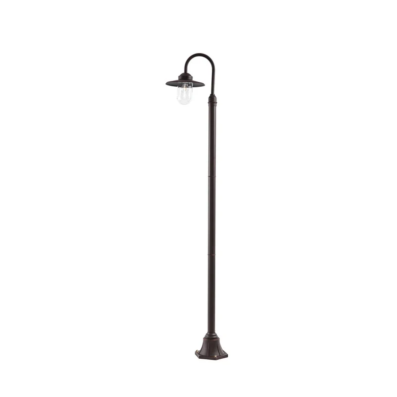 B-Ware Lindby Außenleuchte Gartenleuchte Bilma LED Pollerleuchte rostfarben 220cm IP65
