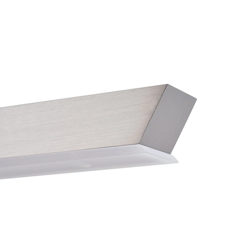 B-Ware Lucande Pendelleuchte Hängelampe LED Lampe Solvar Silber Touch dimmbar CCT 117cm