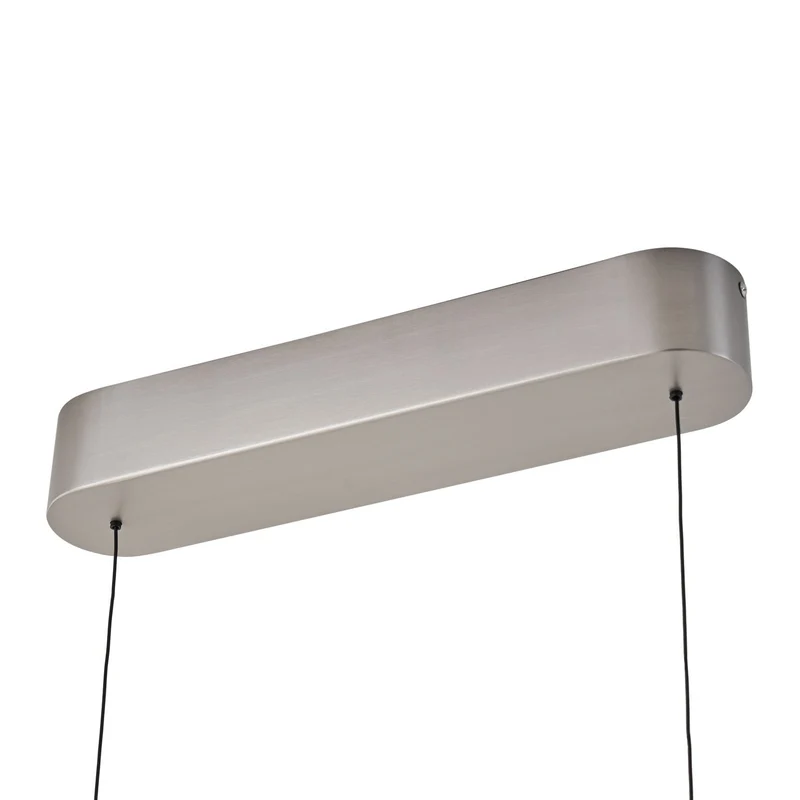 B-Ware Lucande Pendelleuchte Hängelampe LED Lampe Solvar Silber Touch dimmbar CCT 117cm