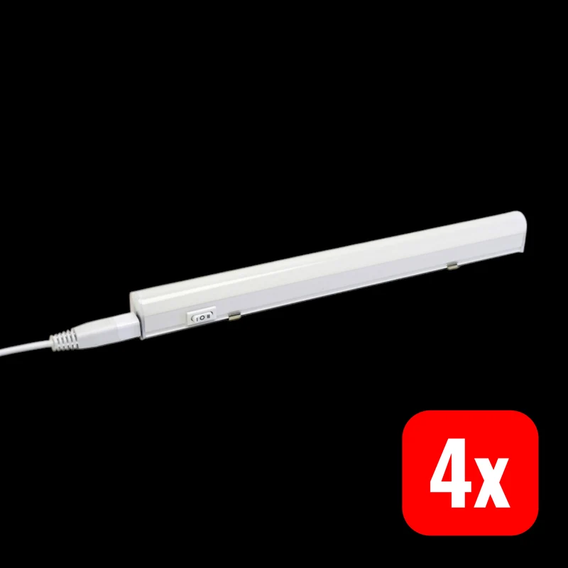 4x B-Ware Megatron Pinolight CCT LED-Unterbauleuchte 9.5 W Unterbaulampe 87,3 cm 4 STÜCK