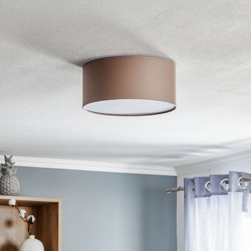 B-Ware Euluna Deckenlampe Rondo Deckenlampe Wohnzimmerlampe E27 cappuccino Ø 30 cm