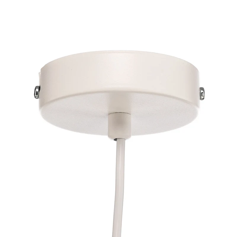 B-Ware Envostar Orlanda Hängelampe Baumwolle weiß Ellipse Deckenlampe Lampe Leuchte