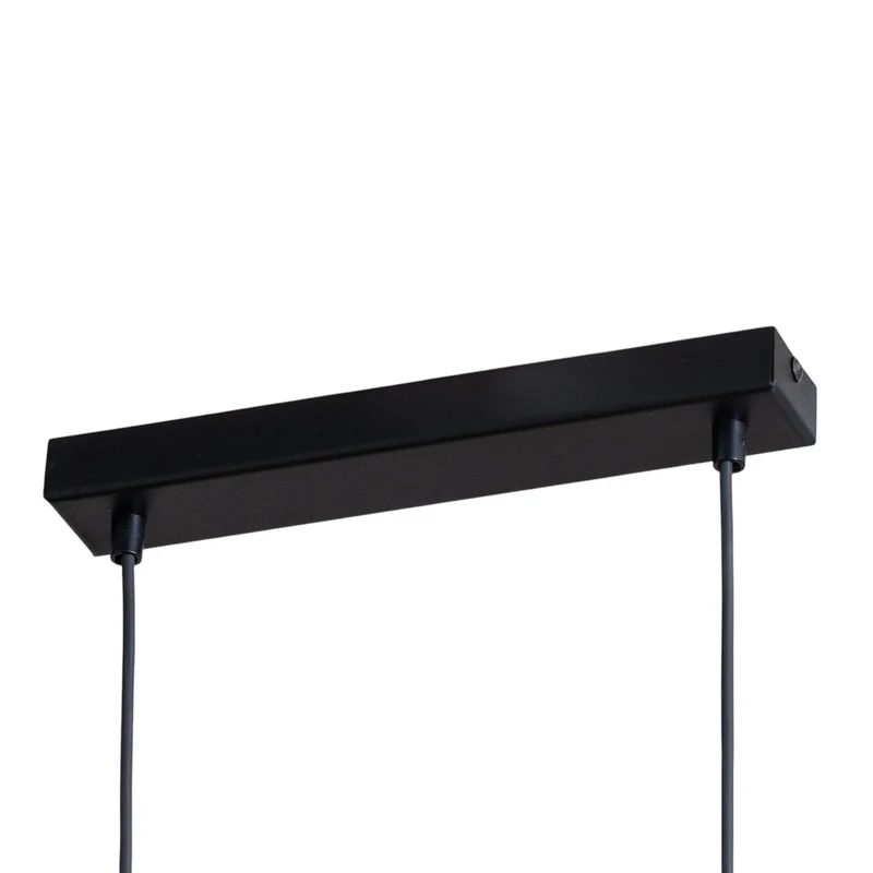 B-Ware Teo Pendelleuchte Hängeleuchte LED Holz Buche Balken Touchdimmer warmweiß 96 cm
