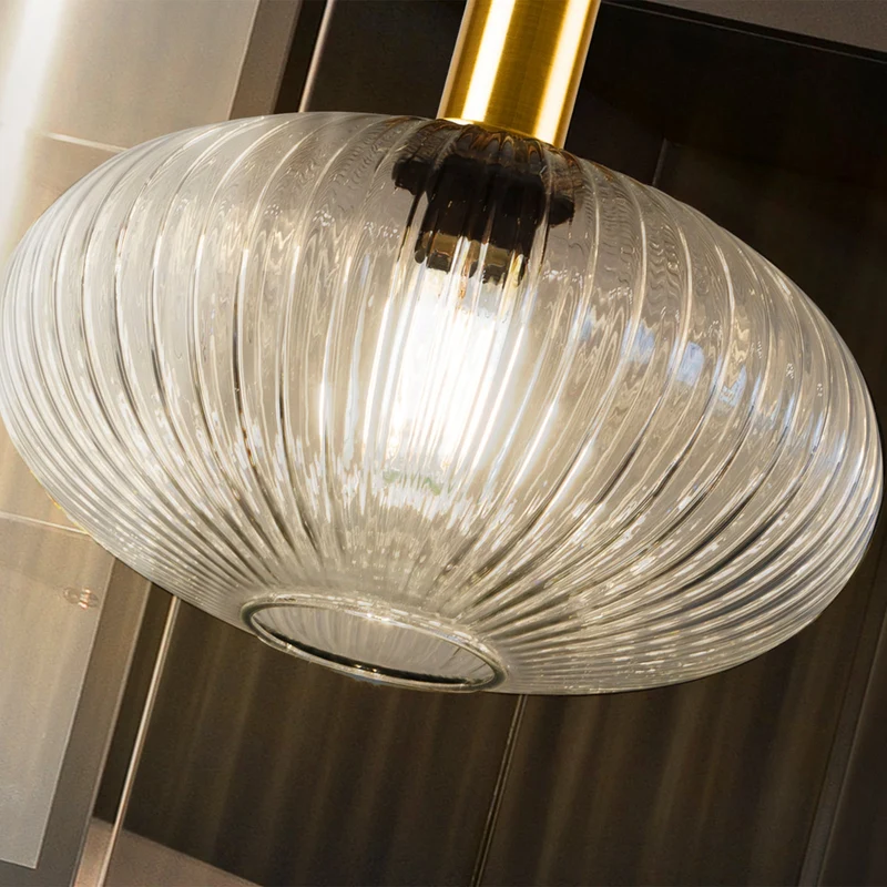 B-Ware Schuller Hängeleuchte Pendelleuchte Norma E27 LED Schwarz Transparent Glas Ø30cm