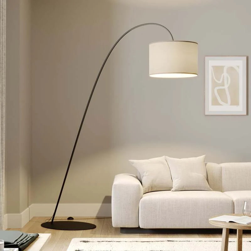 B-Ware Nowodvorski Bogenlampe Alice Stehleuchte Stehlampe Lampe Wohnzimmerlampe braun