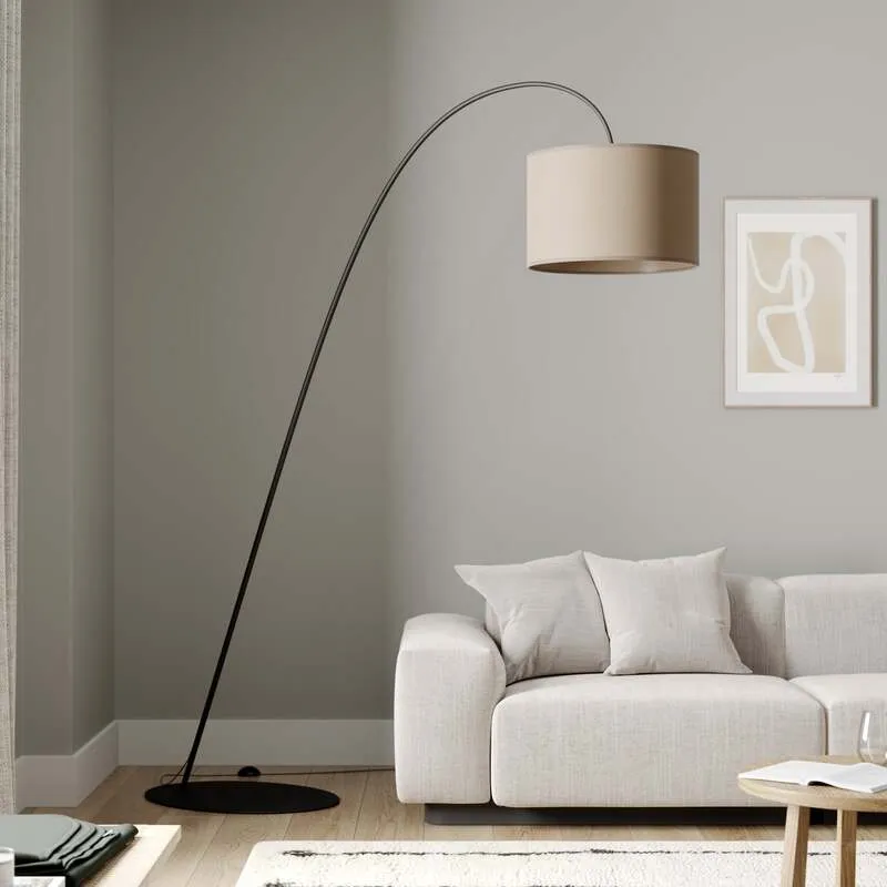 B-Ware Nowodvorski Bogenlampe Alice Stehleuchte Stehlampe Lampe Wohnzimmerlampe braun