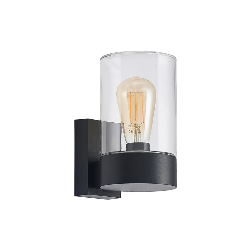 B-Ware Arcchio Außenwandleuchte Liljana LED Wandleuchte Gartenlampe dimmbar schwarz