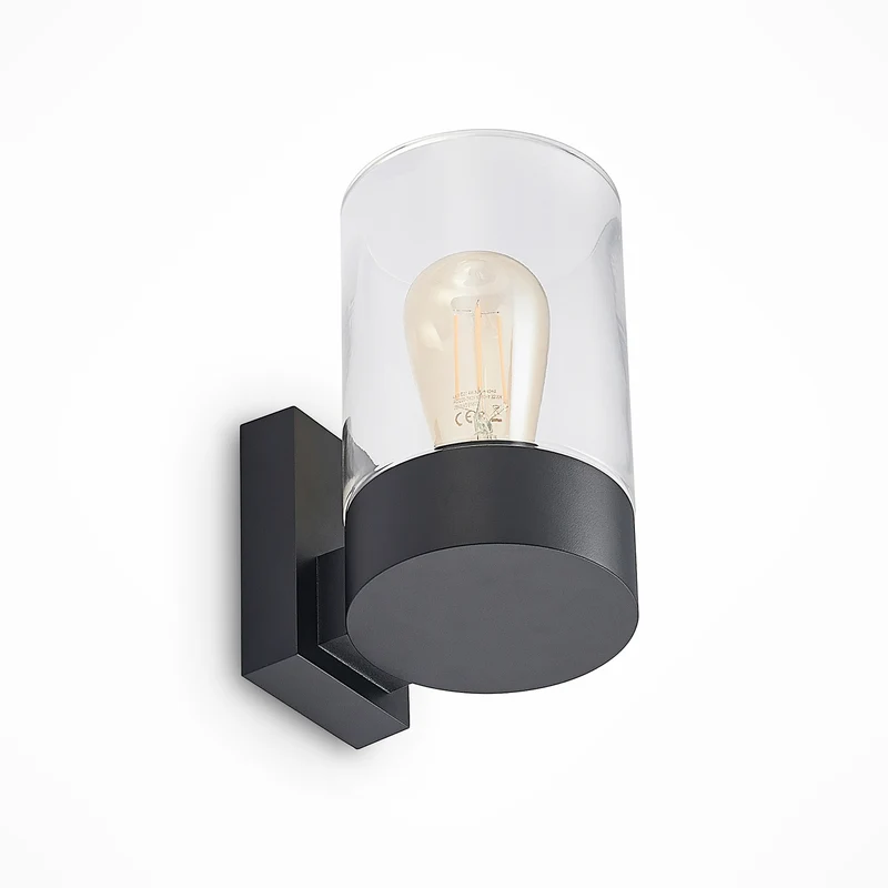 B-Ware Arcchio Außenwandleuchte Liljana LED Wandleuchte Gartenlampe dimmbar schwarz