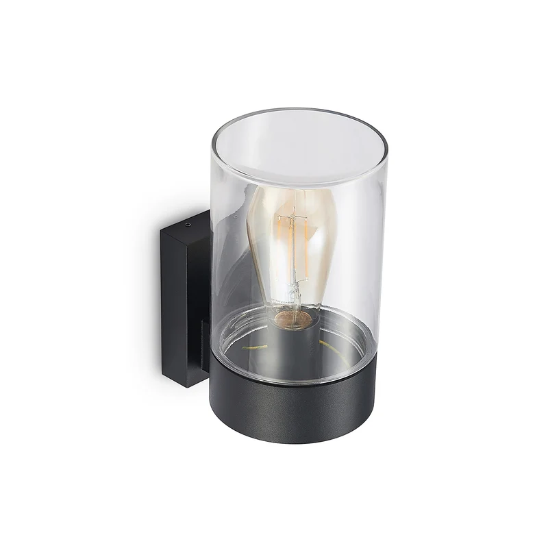 B-Ware Arcchio Außenwandleuchte Liljana LED Wandleuchte Gartenlampe dimmbar schwarz