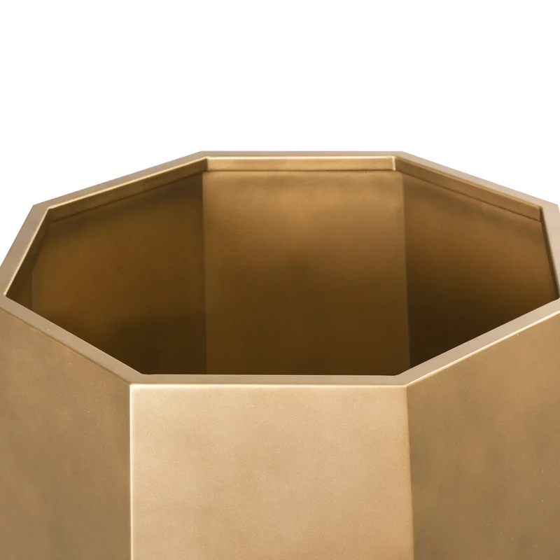 Pflanzgefäß Axis bronze gold large von Richmond aus Eisen