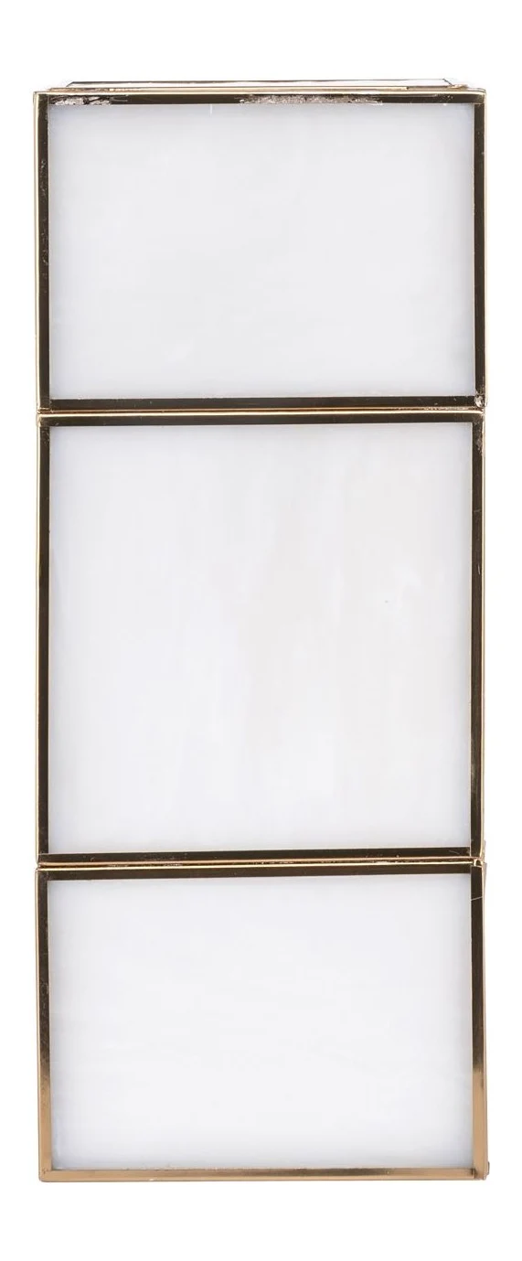 Richmond Wandlampe Sofia brass antique - Wandleuchte E14, Glas &