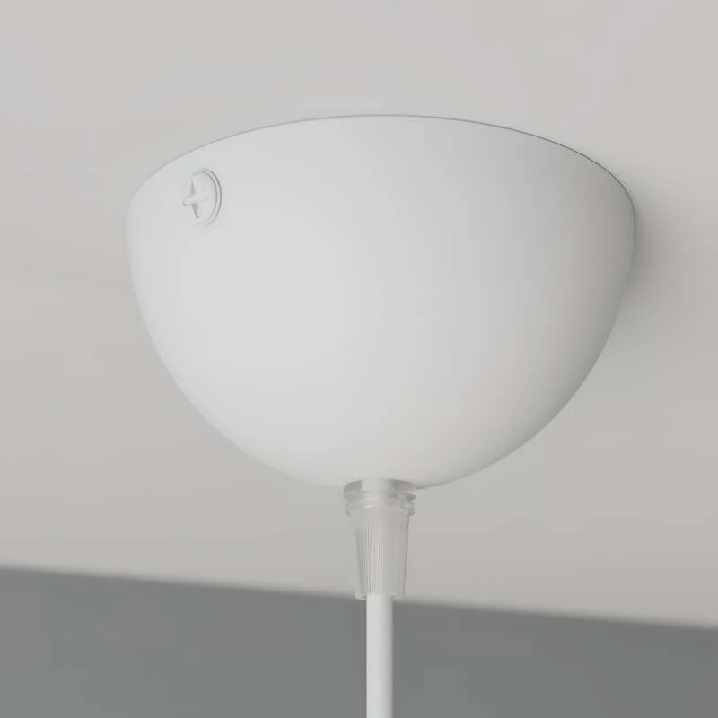B-Ware Lamkur Pendelleuchte Hängeleuchte Bergen LED Lampe dimmbar weiß Holz 18cm