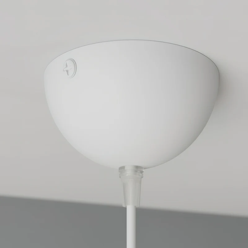 B-Ware Lamkur Pendelleuchte Hängeleuchte Bergen LED Lampe dimmbar weiß Holz 18cm