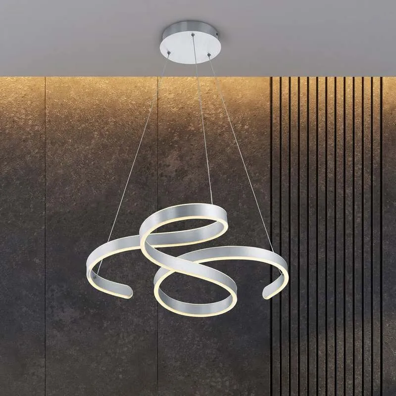 B-Ware Trio Pendelleuchte Hängeleuchte Francis LED Lampe dimmbar warmweiß 72x68cm