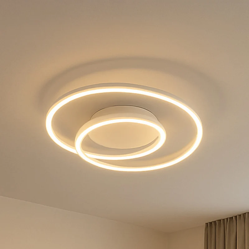 B-Ware FISCHER & HONSEL Deckenlampe HOLY LED Leuchte dimmbar creme Ø49cm Fernbedienung