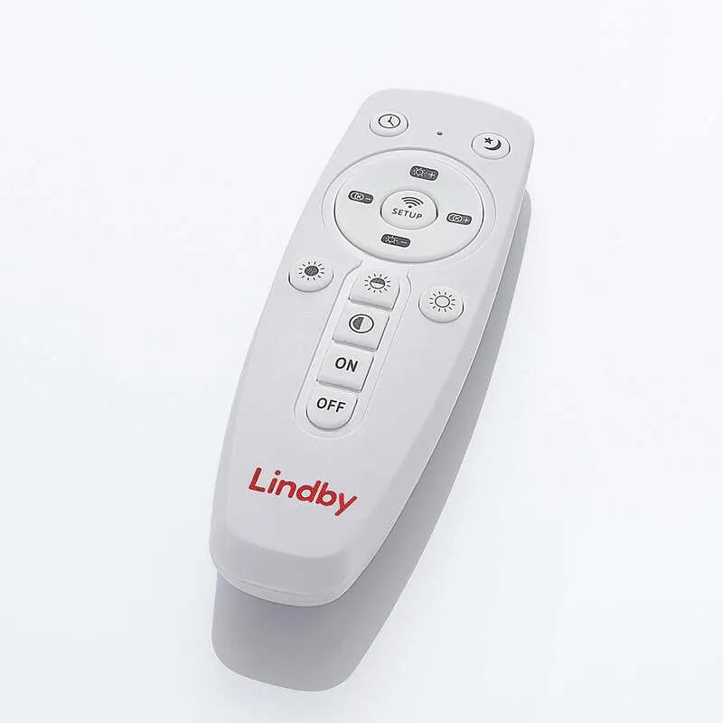 B-Ware Lindby LED-Panel Stenley dimmbar CCT 120x30cm silber weiß 36W 3000-6500K 3000lm