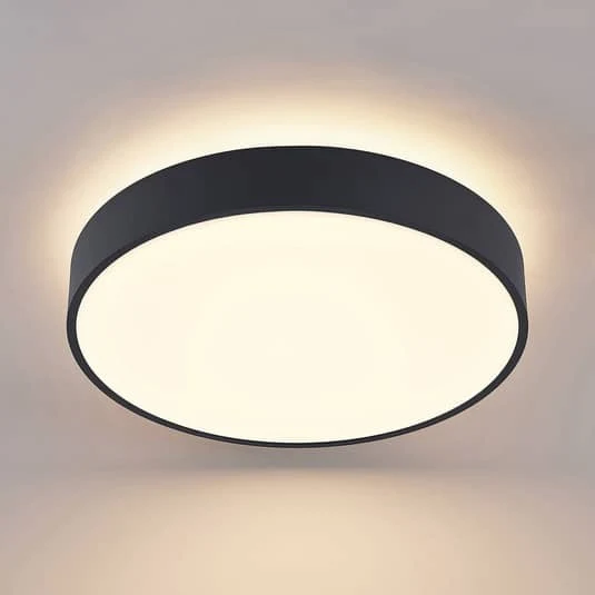 B-Ware Arcchio Deckenleuchte Deckenlampe LED Vanida Schwarz Rundumlicht Aluminium Acryl