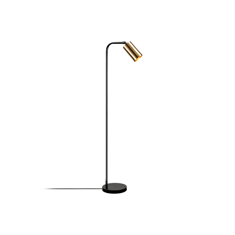 B-Ware Stehleuchte Emek 4081 schwarz gold patiniert 120 cm E27 Opviq Metall