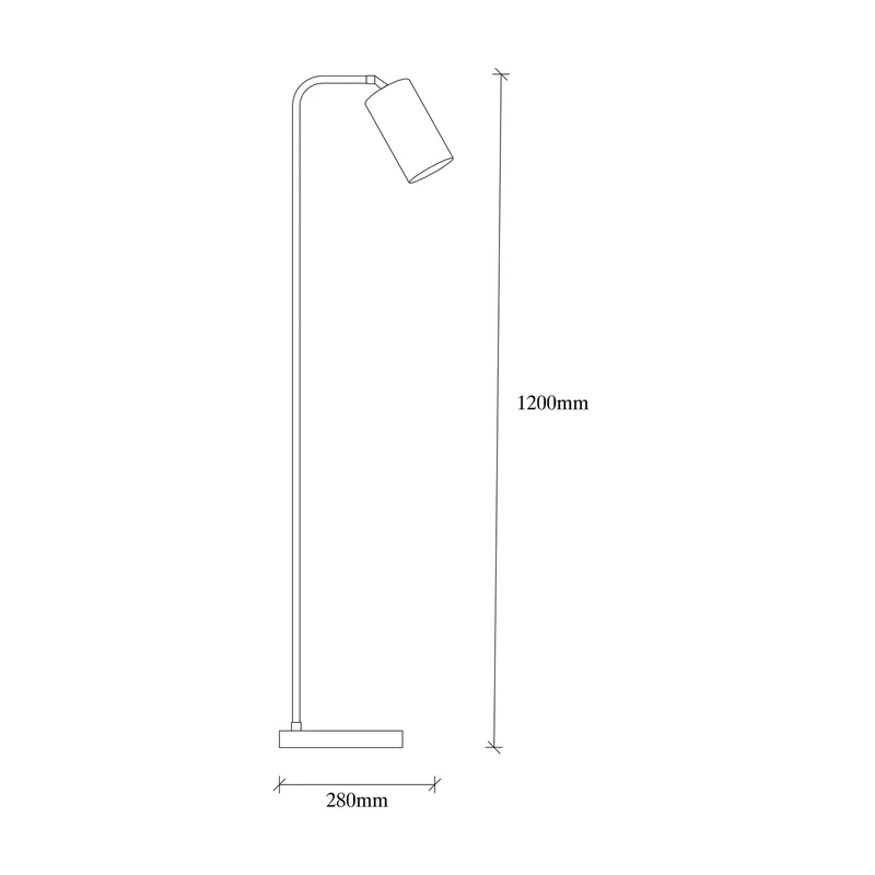 B-Ware Stehleuchte Emek 4081 schwarz gold patiniert 120 cm E27 Opviq Metall
