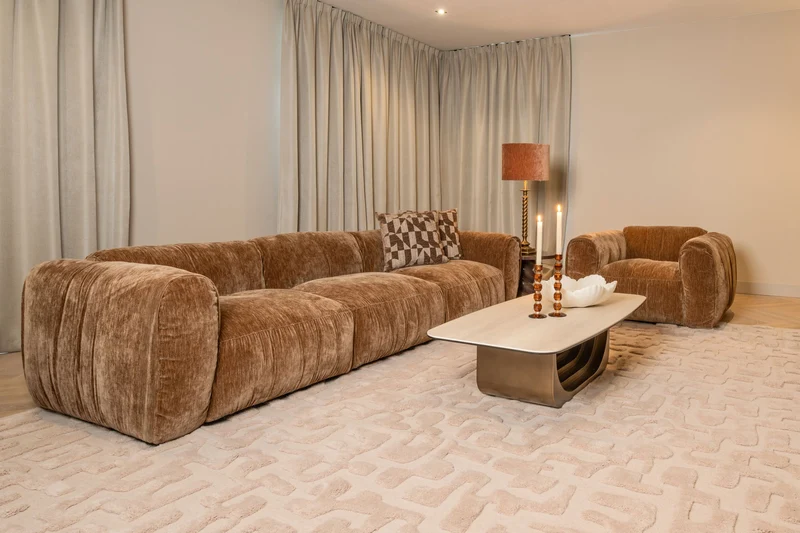 Richmond Tischlampe Slone Brass Antique – Aluminium, E27