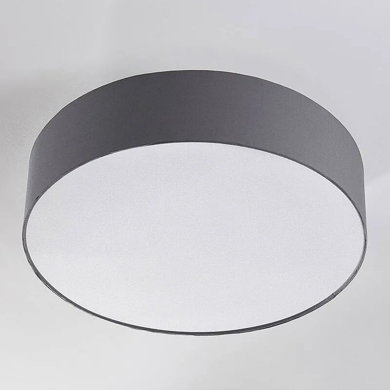 B-Ware Lindby Deckenlampe Sebatin Deckenleuchte Lampe Leuchte mit E27-LED 50 cm grau