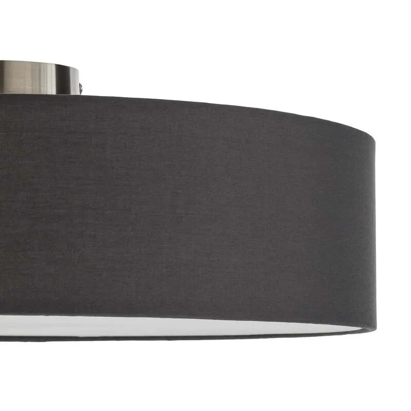 B-Ware Lindby Deckenlampe Sebatin Deckenleuchte Lampe Leuchte mit E27-LED 50 cm grau
