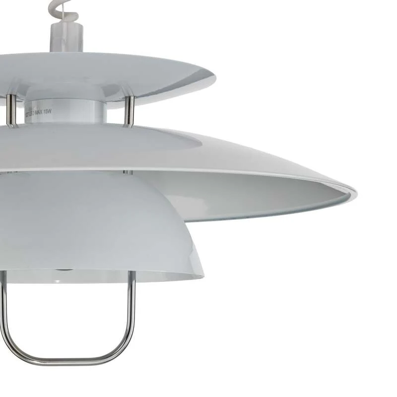B-Ware Lindby Hängelampe Hängeleuchte Nadija LED Pendelleuchte dimmbar weiß 43cm Höhe