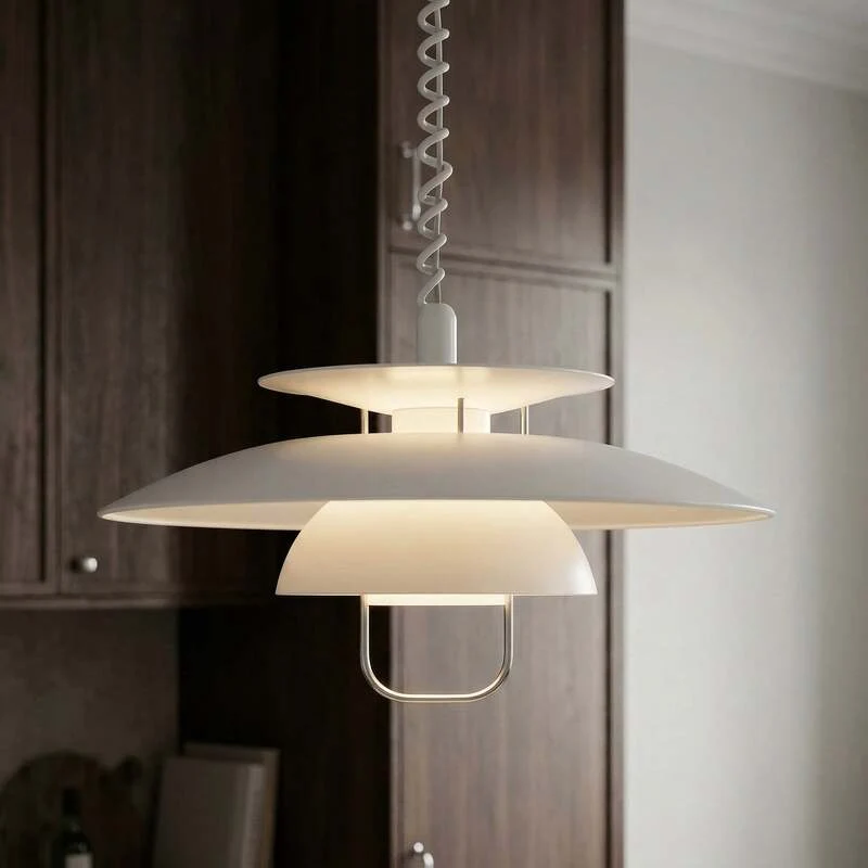 B-Ware Lindby Hängelampe Hängeleuchte Nadija LED Pendelleuchte dimmbar weiß 43cm Höhe
