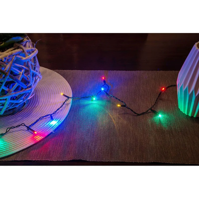 5m Micro LED Lichterkette 10 bunte Dioden